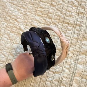 Stylish Headband Bundle in Black, Navy, and Beige